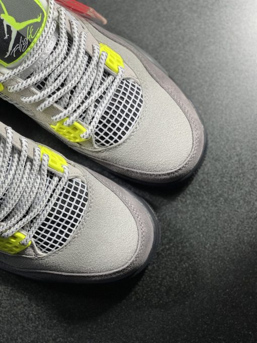 Giày Nike Air Jordan 4 Grey Neon Xám