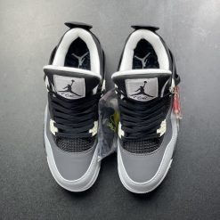 Giày Nike Air Jordan 4 Retro Fear Pack Đen Xám