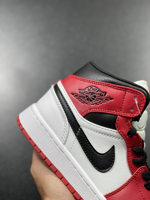 Giày Nike Air Jordan Trắng Đỏ Cổ Cao