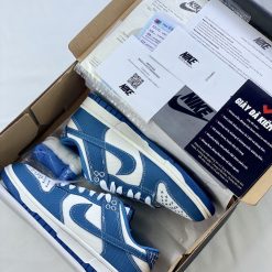Giày Nike Dunk Low SE Sashiko Industrial Blue
