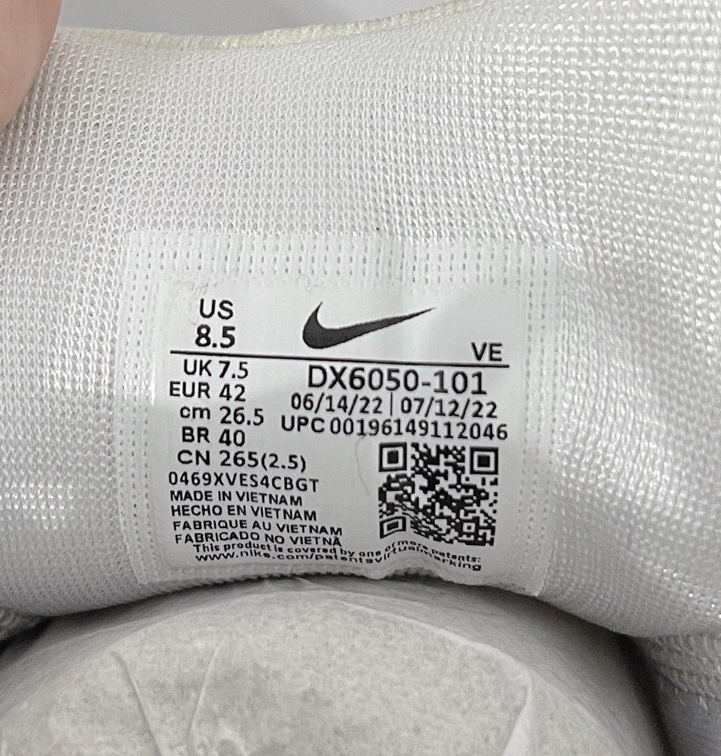 Giày Nike Zoom Trắng Cam
