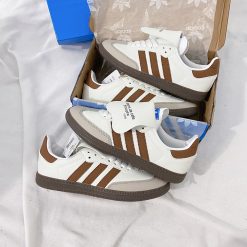 Gi y Adidas Samba OG Grains De Caf Custom N u