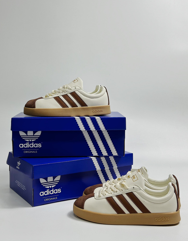 Giày Adidas VL Court 2 0 Cream Brown
