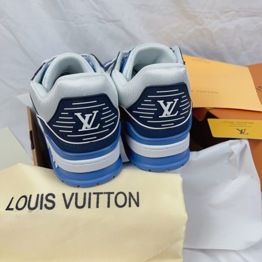 Giày Louis Vuitton Xanh Blue Trắng Đen