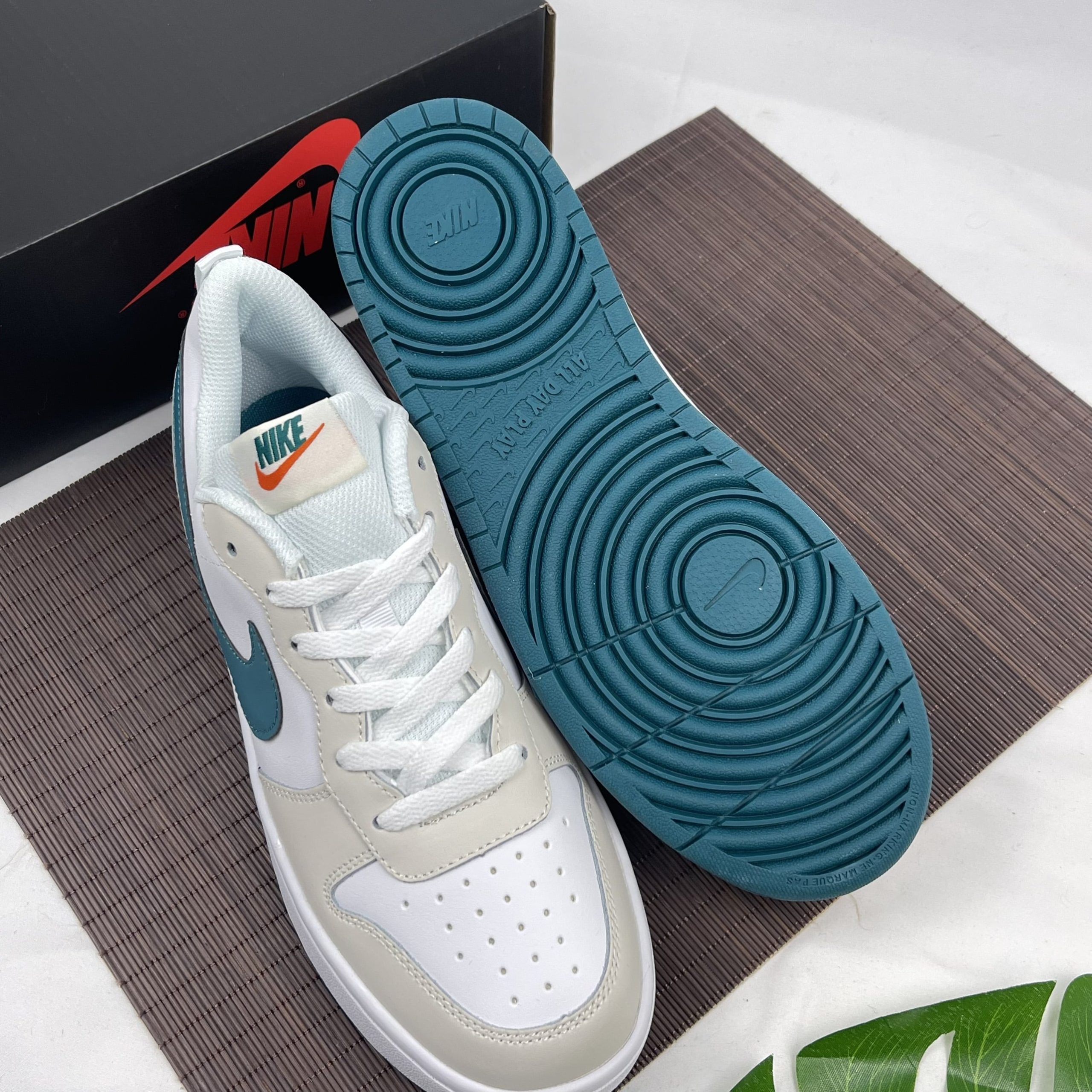 Giày Nike Court Grey Blue Cổ thấp