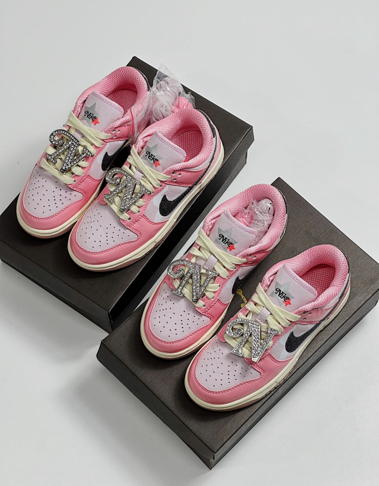 Giày Nike Dunk Low Pink Pom Pale Vanilla