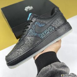 Giày Nike Air Force 1 Computer Chip Blue Fury