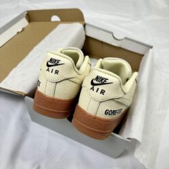 Giày Nike Air Force 1 Gore-Tex Kem Đế Nâu