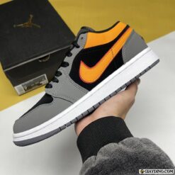 Giày Nike Jordan 1 Black Graphite Vivid Orange