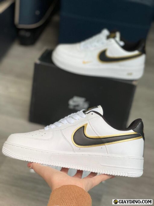 Giày Nike Air Force 1 Double Swoosh White