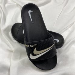 Dép Nike Just Do It Quai Ngang Đen