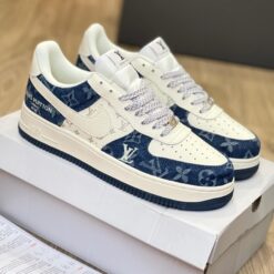 Giày AF1 Denim Trắng