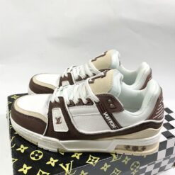 Giày Louis Vuitton LV Trainer Moka