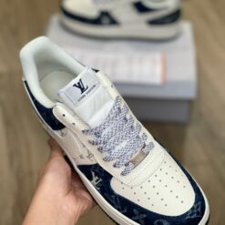 Giày Nike AF1 Louis Vuitton Lv Denim Trắng