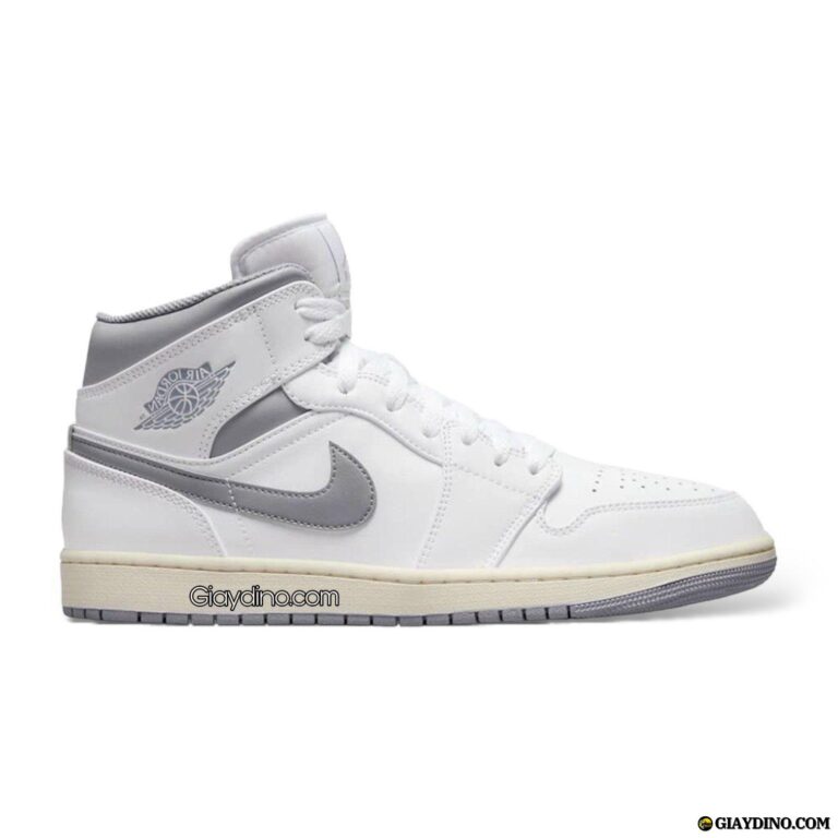 Giày Nike Air Jordan 1 Mid Neutral Grey 554725-135