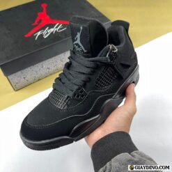 Giày Nike Air Jordan 4 Retro Full Đen Nhung