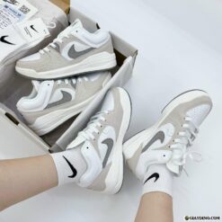 Giày Nike Jordan Stadium 90 White Grey Trắng Xám