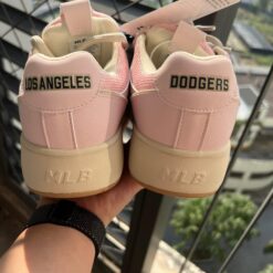 Giày MLB Chunky Wide LA Dodgers Pink Gum