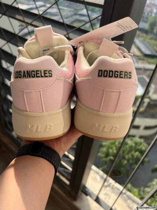 Giày MLB Chunky Wide LA Dodgers Pink Gum