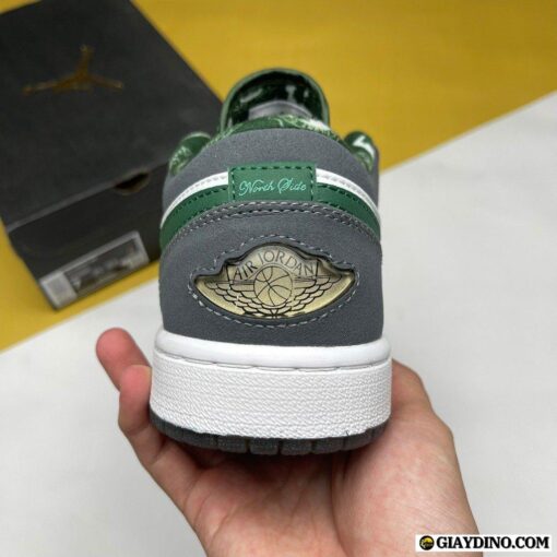 Giày Nike Air Jordan 1 Retro Low North Side Grey Green