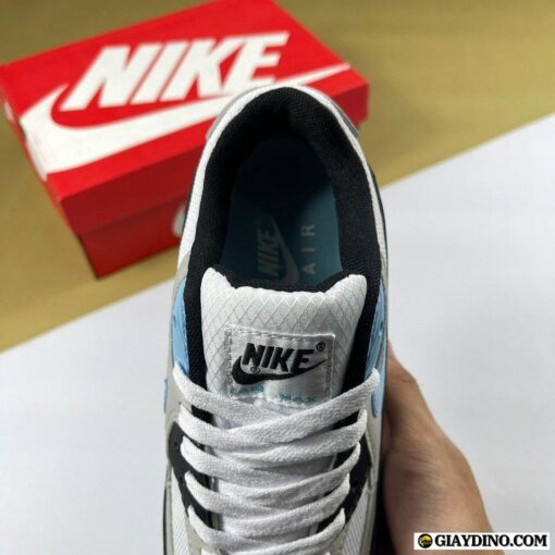 Giày Nike Air Max 90 Xám Xanh Pure Platinum Worn Blue