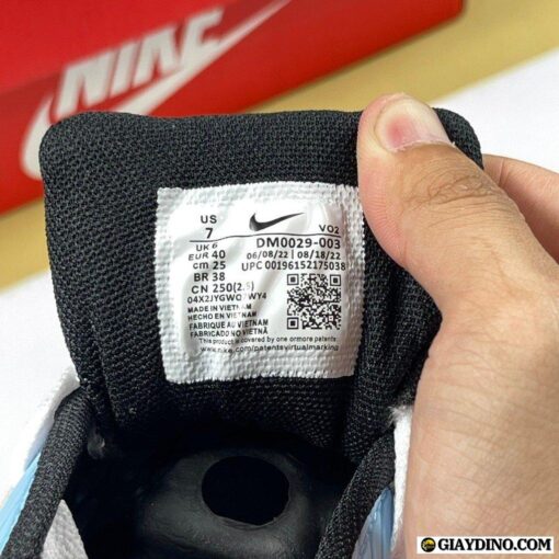 Giày Nike Air Max 90 Xám Xanh White Grey Blue