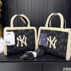 Túi MLB Korea Monogram Mustang Tote Bag New York Yankees Black