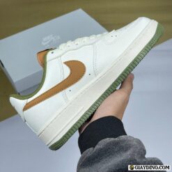 Giày Nike AF1 07 Cream White Khaki Brown