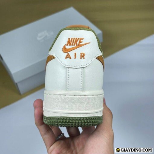 Giày Nike Air Force 1 Cream White Khaki Brown