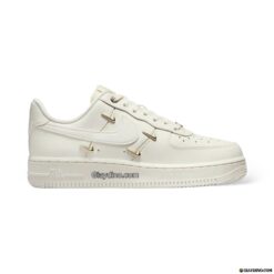 Giày Nike Air Force 1 Low White Mini Gold Swooshes FV3654-111