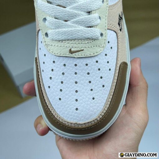 Giày Nike Air Force 107 Low Premium Beige Brown White