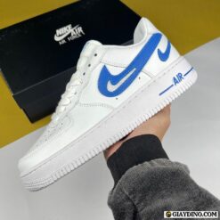 Giày Nike Air Force 1 Cut Out White Game Royal