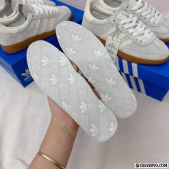 Giày Adidas Handball Xám Da Lộn