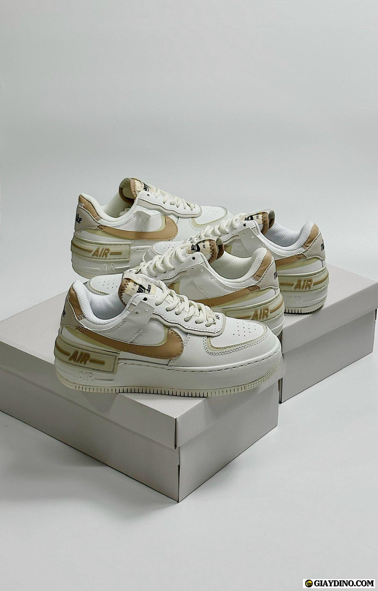 Giày Nike Air Force 1 Low Shadow Sail Fossil Light Bone