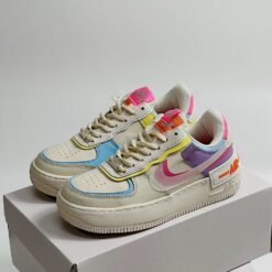 Giày Nike AF1 Shadow Trắng Hồng Tím