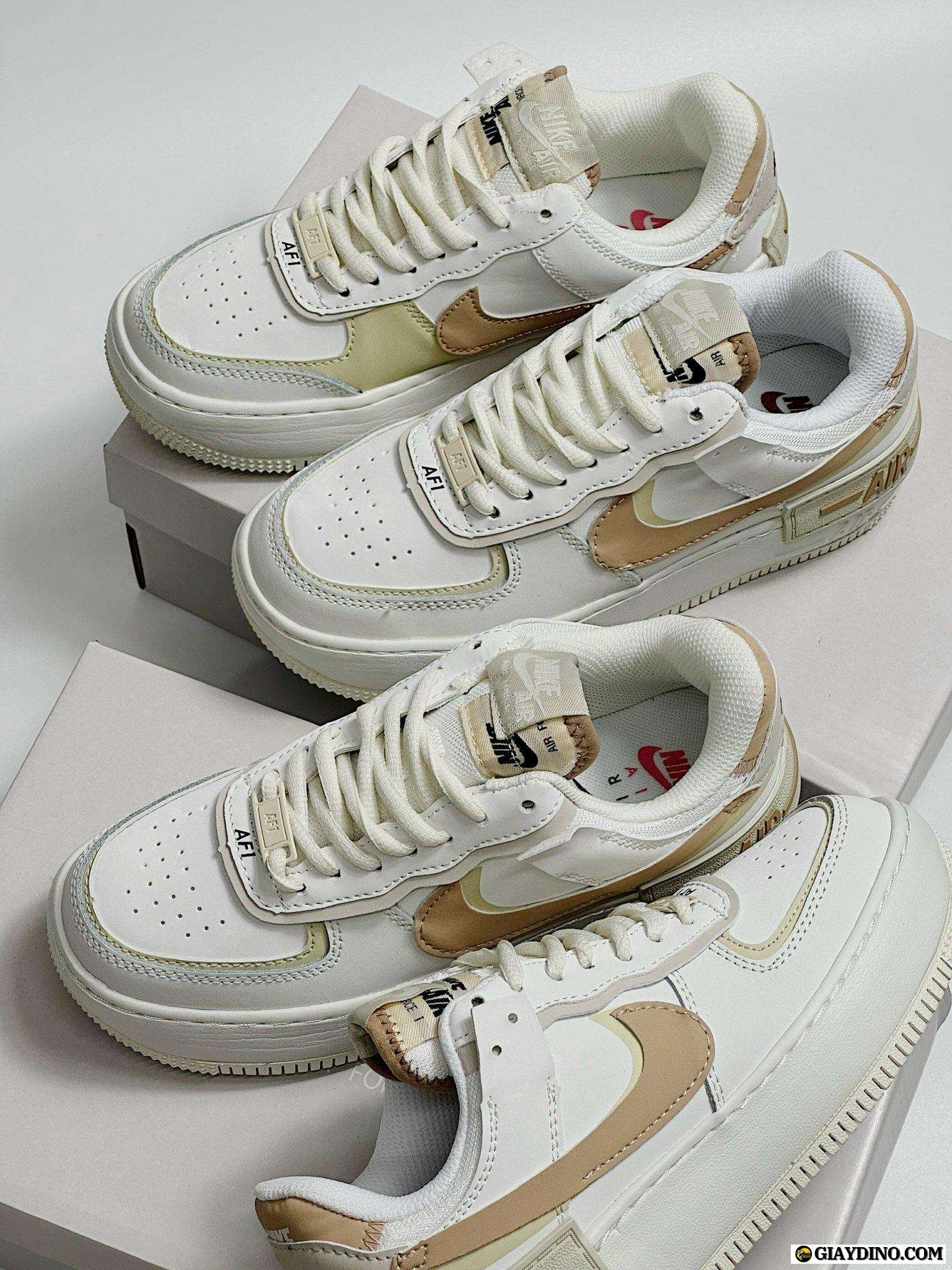 Giày Nike Air Force 1 Low Shadow Sail Fossil Light Bone