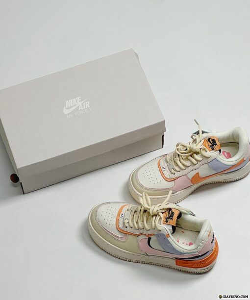 Giày Nike Air Force 1 Shadow Orange Chalk Pink Glaze