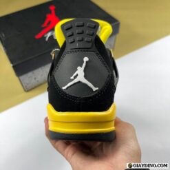 Giày Nike Air Jordan 4 Black Yellow Retro Thunder