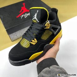 Giày Nike Air Jordan 4 Đen Vàng Thunder