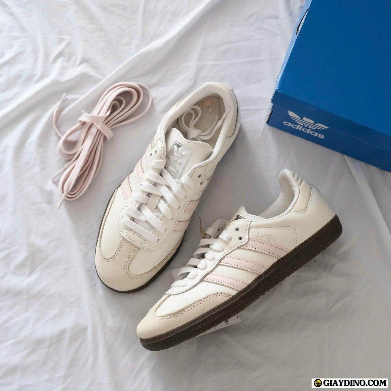 Giày Adidas Samba Cloud White Wonder Quartz Trắng Hồng