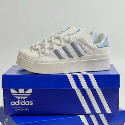 Giày Adidas Superstar Bonega Trắng Sọc Tím