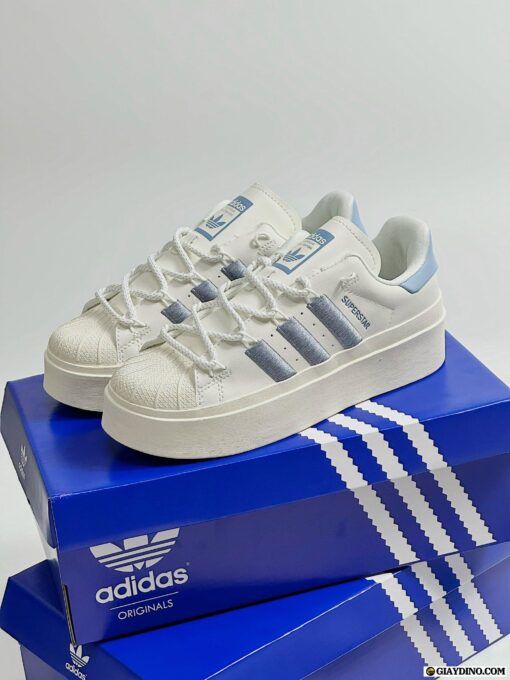 Giày Adidas Superstar Bonega Trắng Tím