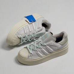 Giày Adidas Superstar Bonega Trắng Xanh