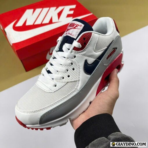 Giày Nike Air Max 90 USA Trắng Đỏ