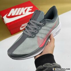 Giày Nike Air Zoom 35 Xám Swoosh Đỏ