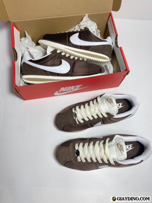 Giày Nike Cortez White Brown