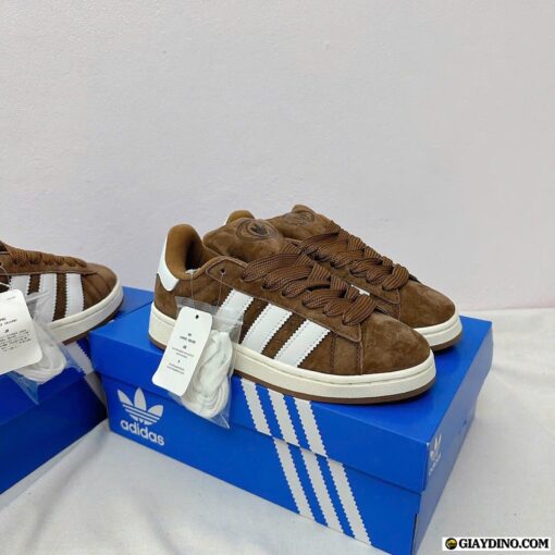 Giày Adidas Campus 00s Nâu Đế Trắng