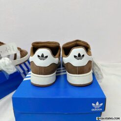 Giày Adidas Campus Trắng Nâu