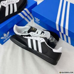 Giày Adidas Samba Trắng Đen 75th Anniversary