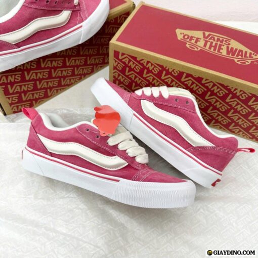 Giày Vans Knu Skool Retro Color Pink True White